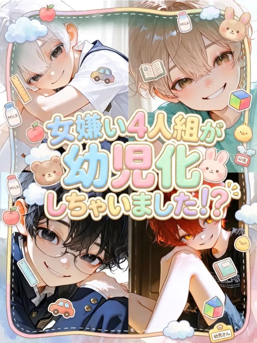 kirakira10의 女嫌い4人組が幼児化しちゃいました…！？