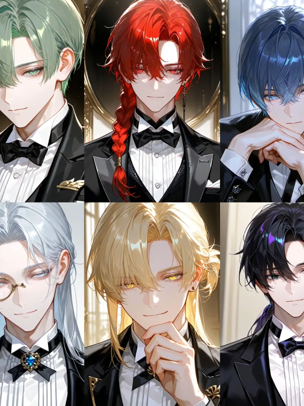 WiseAnt9815의 面倒見の良い6人の執事たち