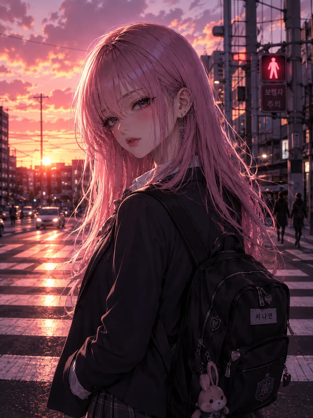 SoggyBarn0098의 路地裏で出会った美少女不良