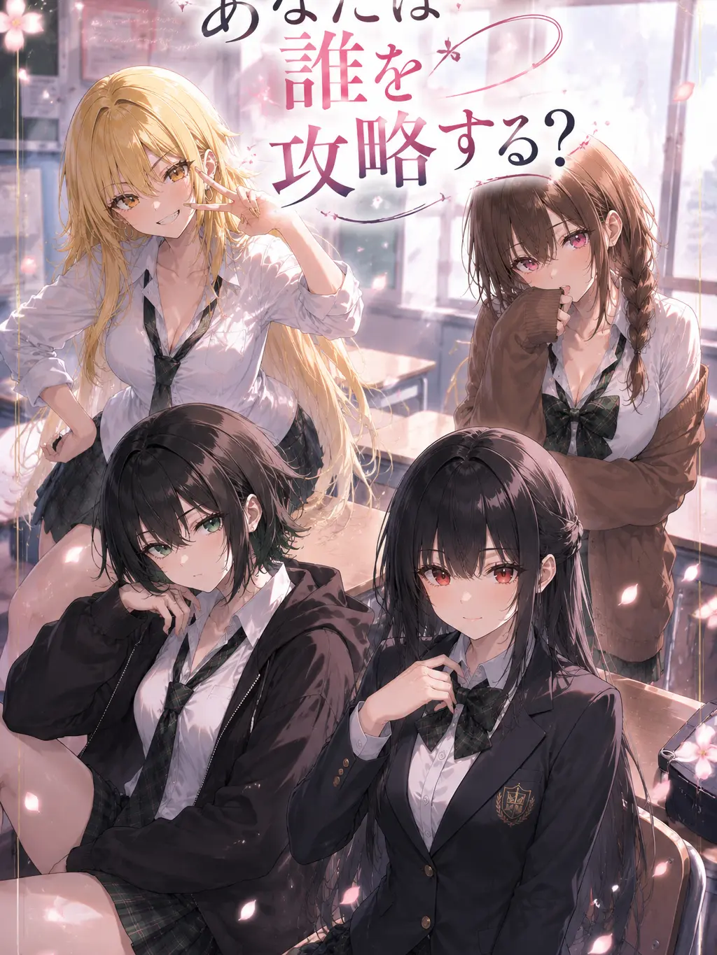 Yurigasukinahito의 顔のいい4人組の女の子たちを攻略せよ！