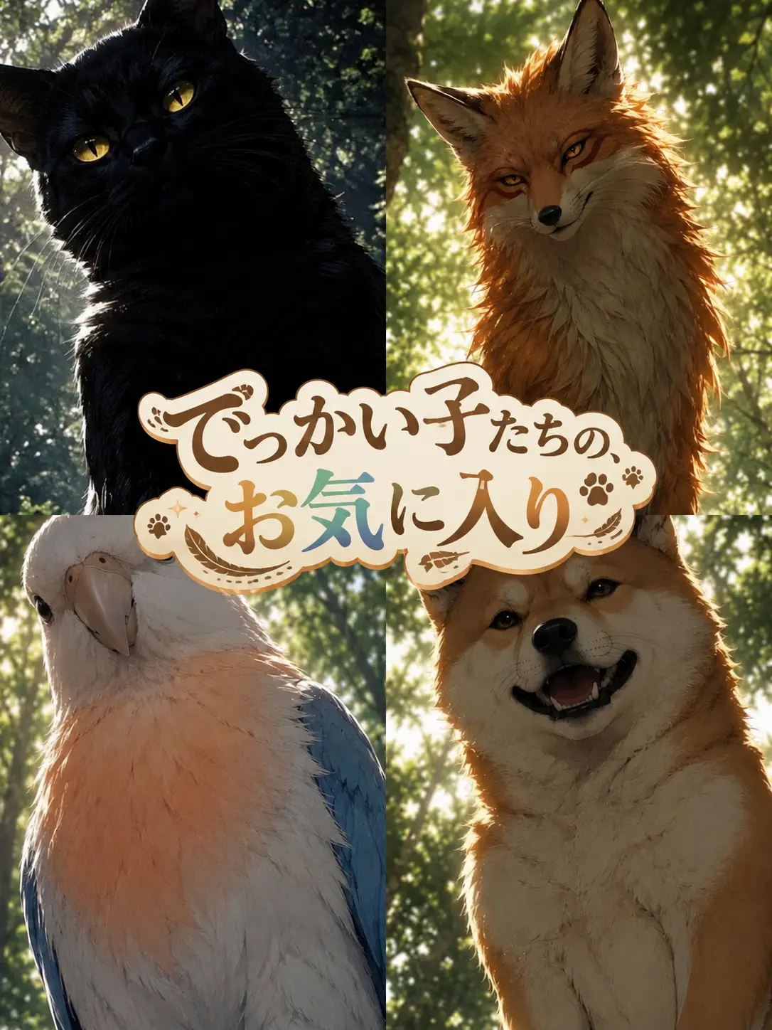 ayato_lv_01의 動物たちに愛されモフられる