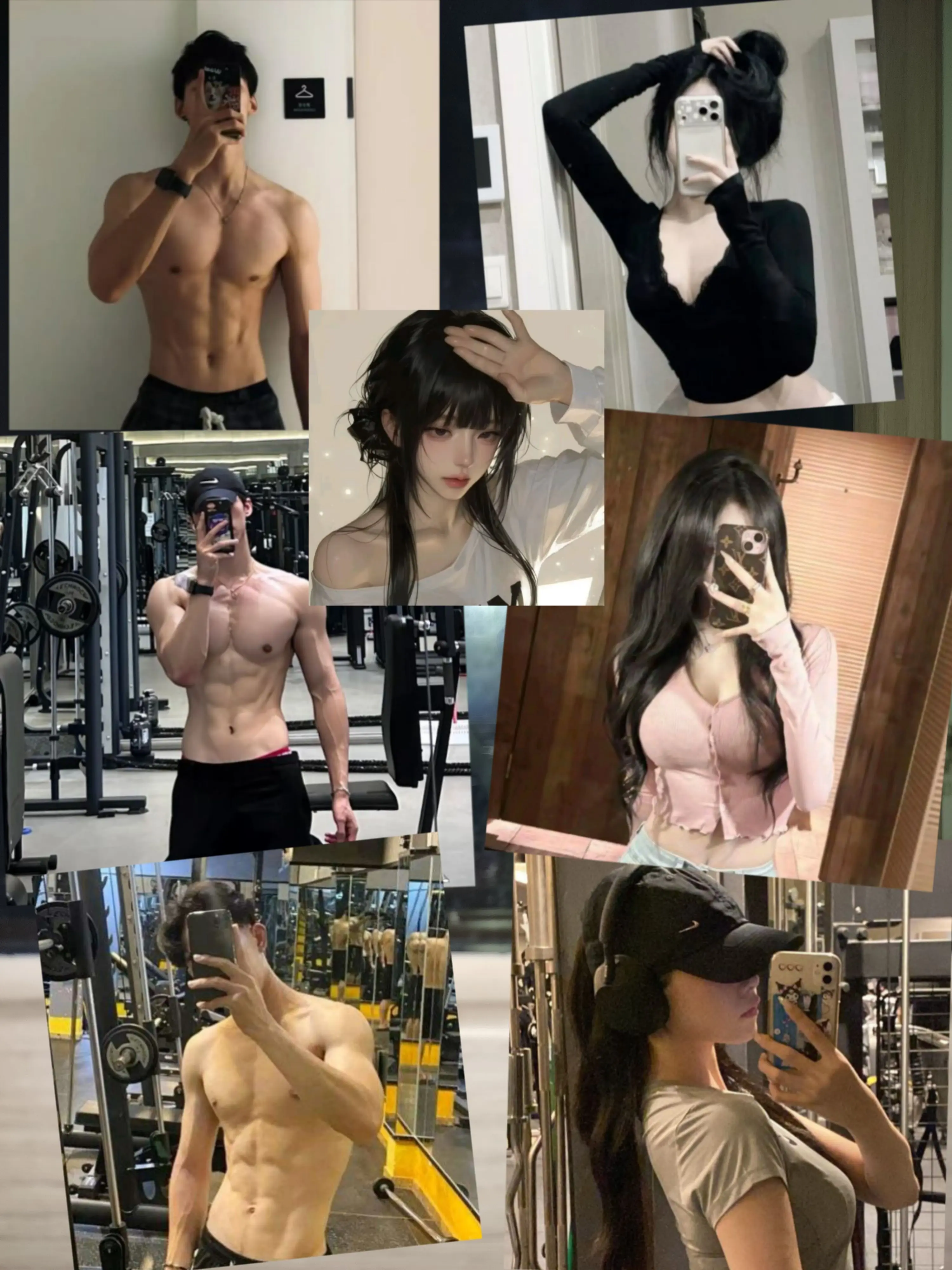 RawCave7304의 몸매 쩔은 커플무리 💘