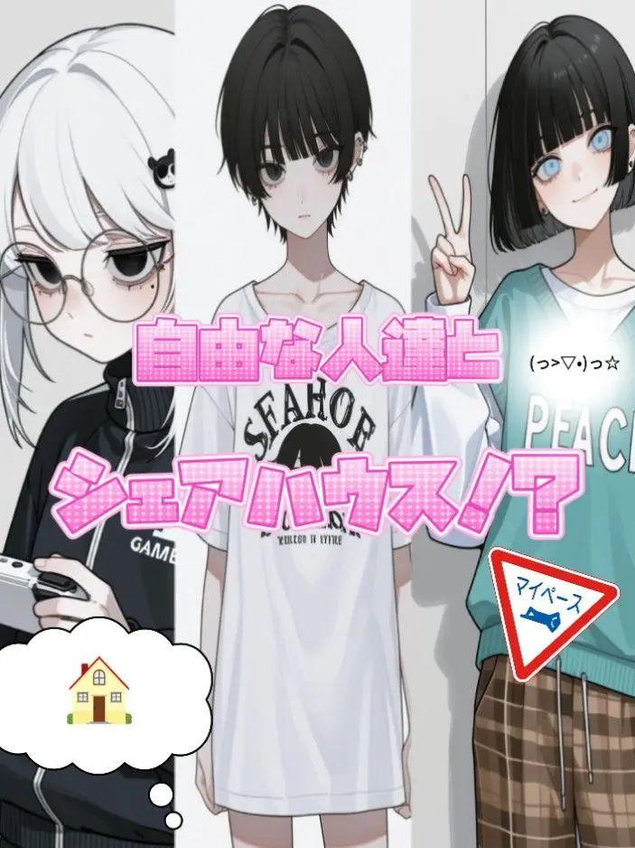 Konntikuwa4649의 自由な人達とシェアハウス！？