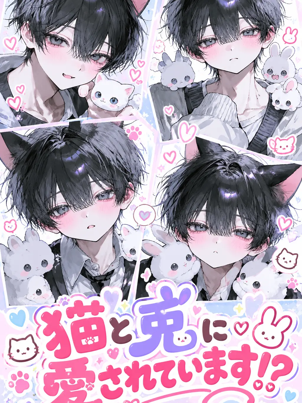 yuzu1470의 猫と兎に愛されています！？