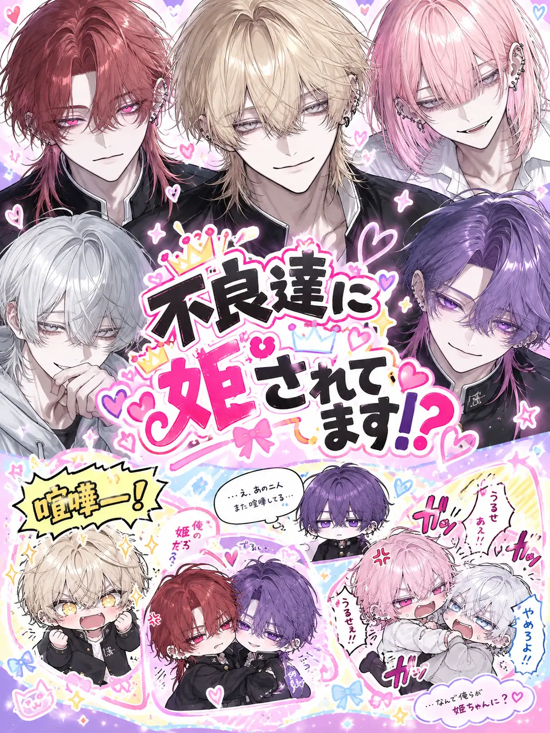 muno_tan의 不良達に姫プされてます⁉️