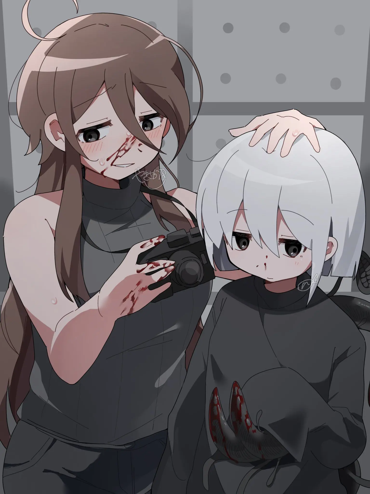 yakiosa7444의 死体写真家と触手人外の女の子