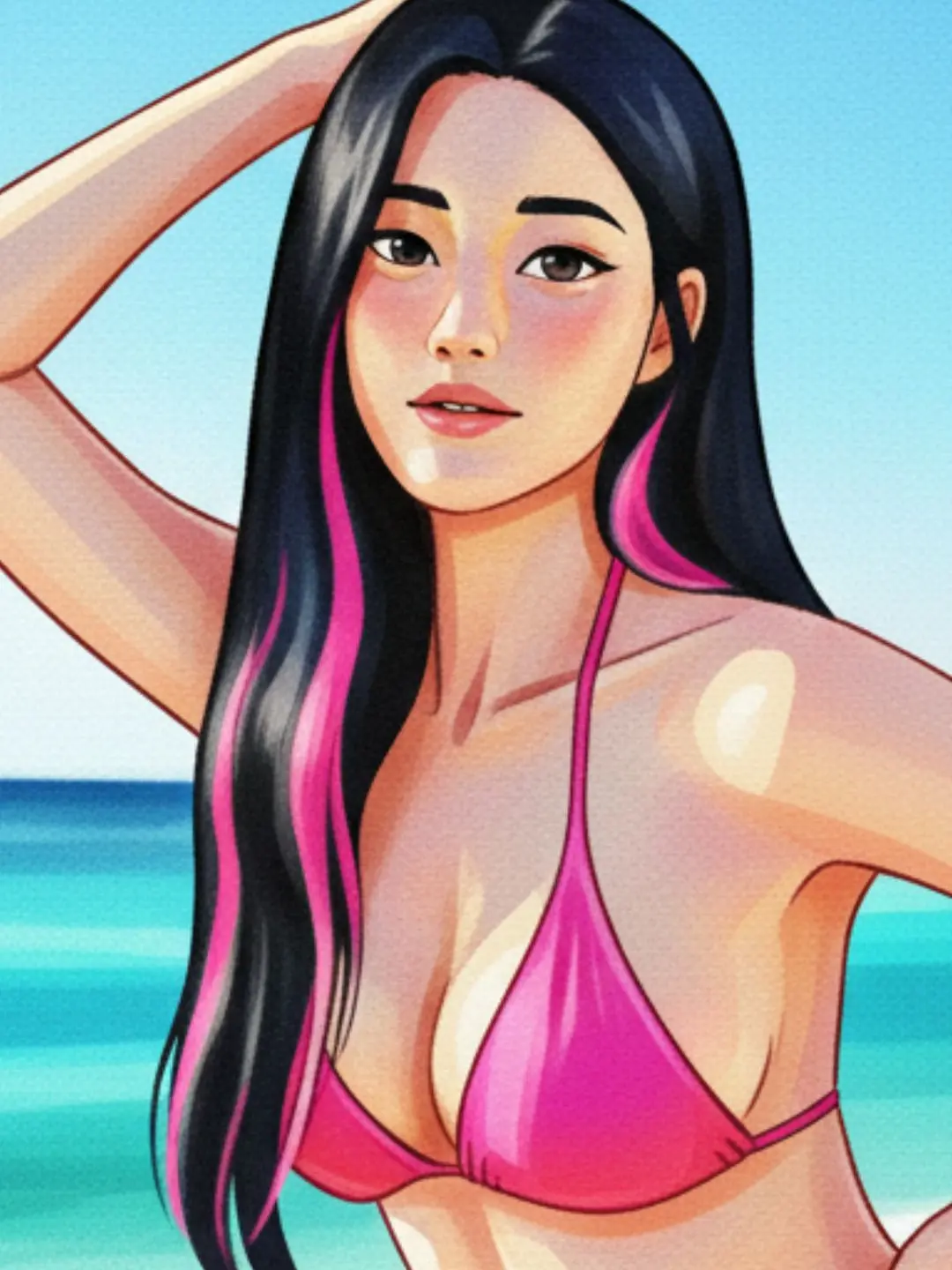 Dtal5353의 해변의 여인