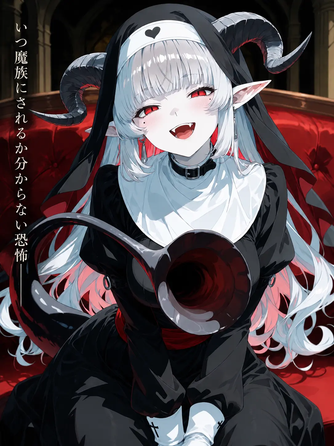 Mio_Mio2222의 しっぽと魔族化。
