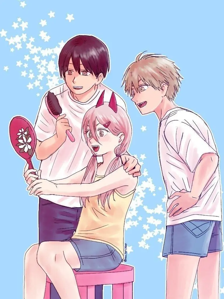 LlLl2u1의 《체인소맨 3인방과 동거하기》