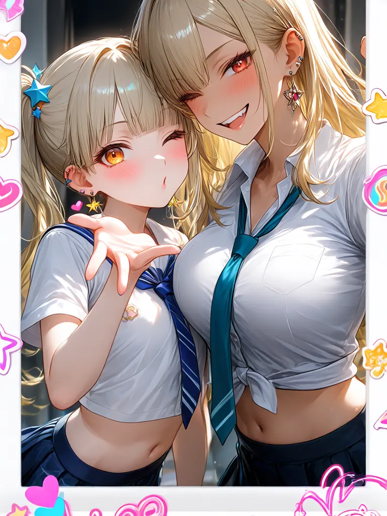 MartyrApple3589의 白黒ギャルのサンドイッチはいかが♡
