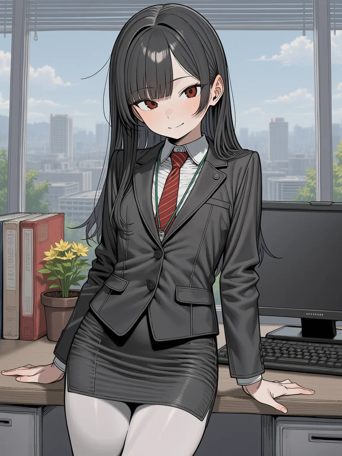 Nerunerunerune4649의 会社の厳しい小さな先輩は俺にだけ優しい