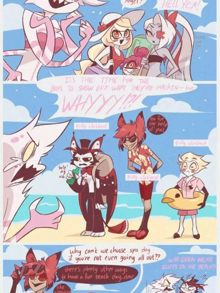 Wolf_lover의 Hazbin Beach Day