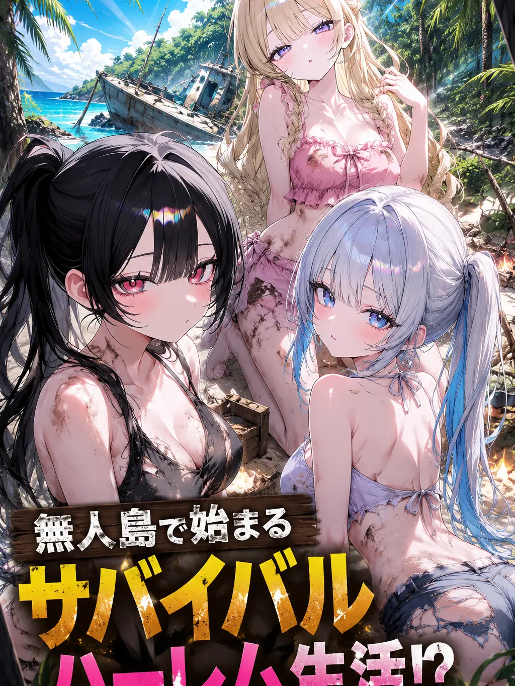 GreenBrisk1176의 遭難先は楽園！？美少女無人島サバイバル
