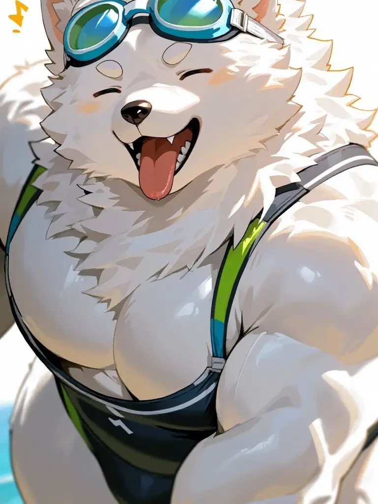 whitebear0890의 水泳部の後輩わんちゃんに懐かれるって話！