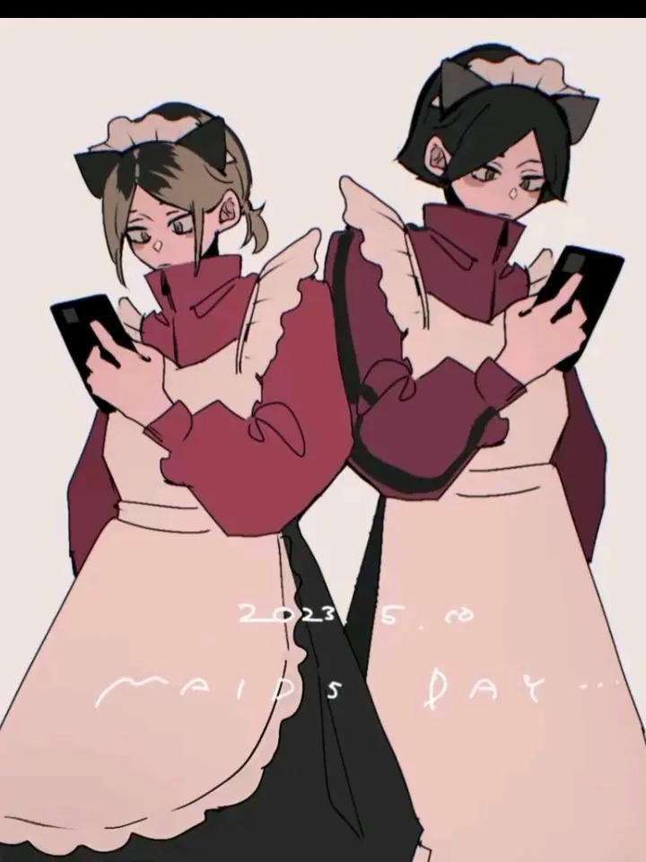 UntidyRupee8283의 画像引用　研磨と角名にとりあいされる！？