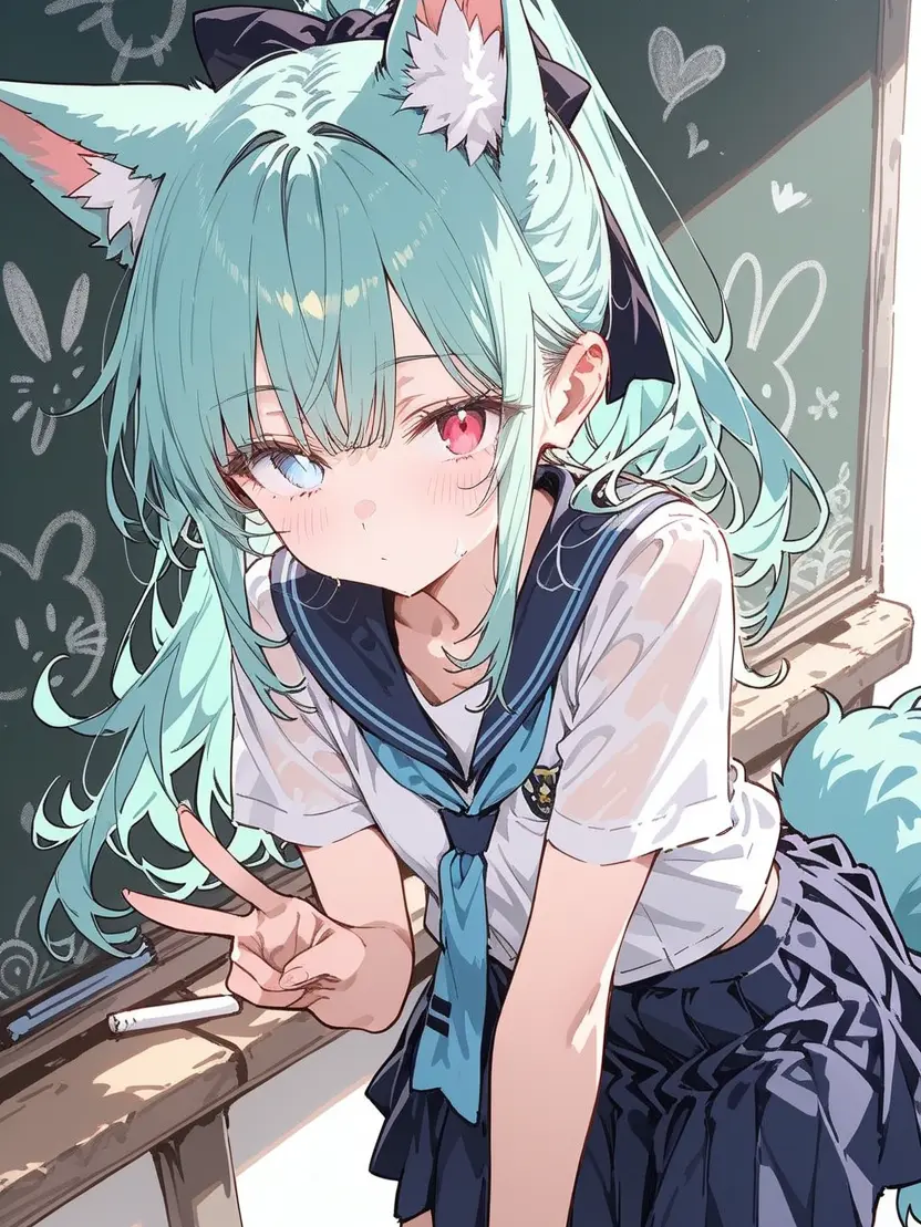 Toronegi363의 전학생은 흥미로운 꼬마