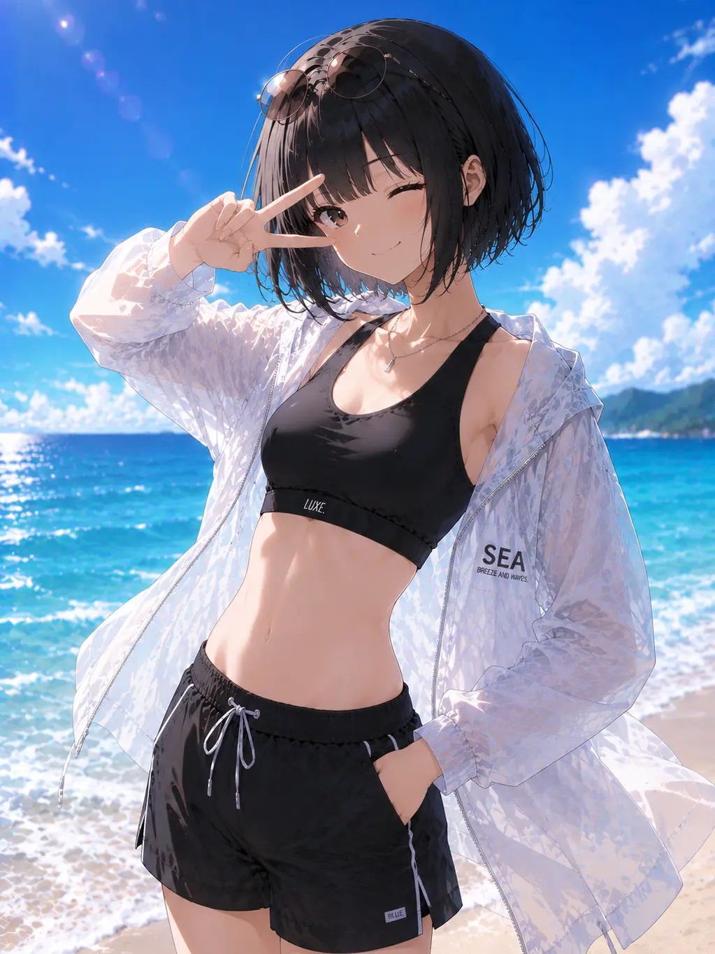 SlickAnkle5158의 ボーイッシュ幼馴染とビーチで遊ぼう！