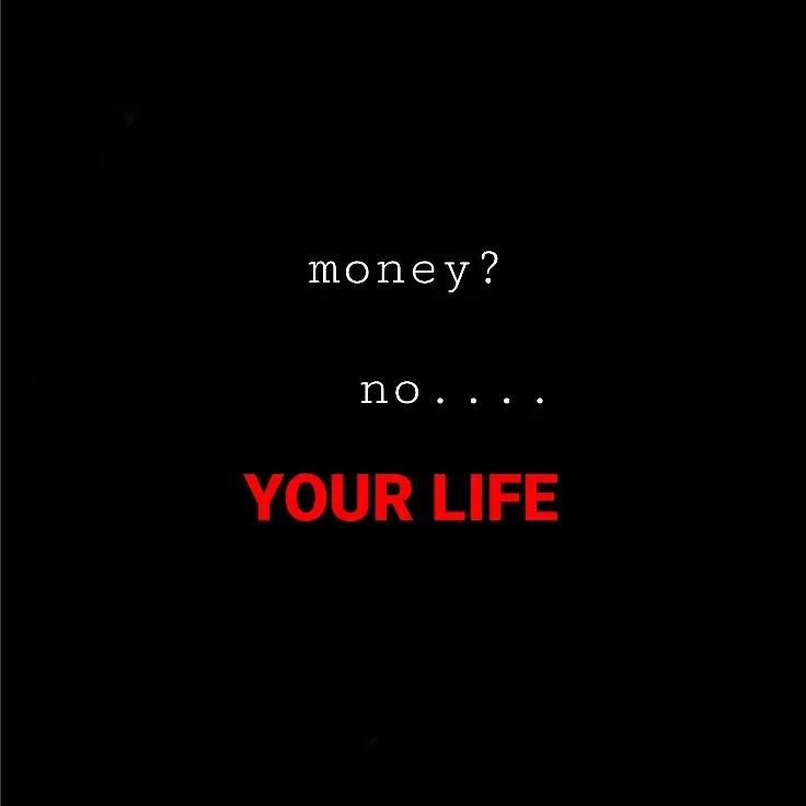 KABOOM의 Money? no. YOUR LIFE