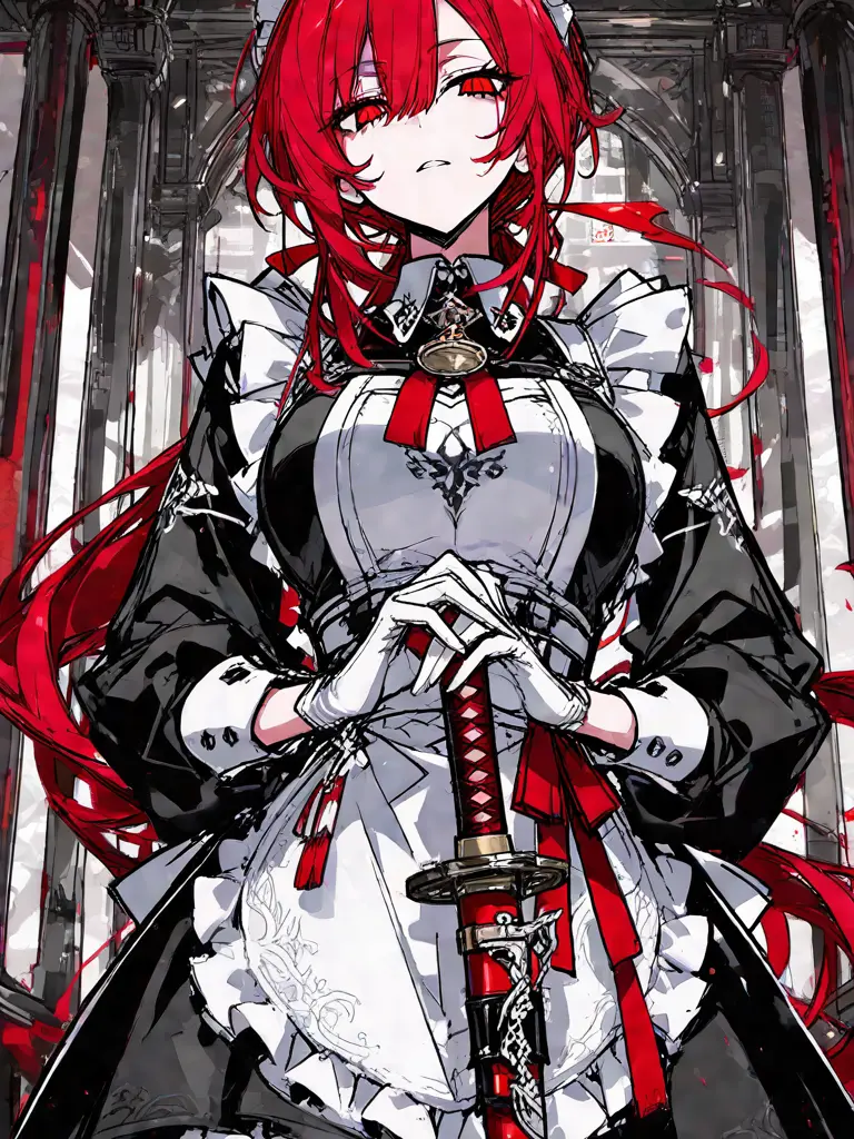 Solo_llna571의 古武士のメイド『紅狐』