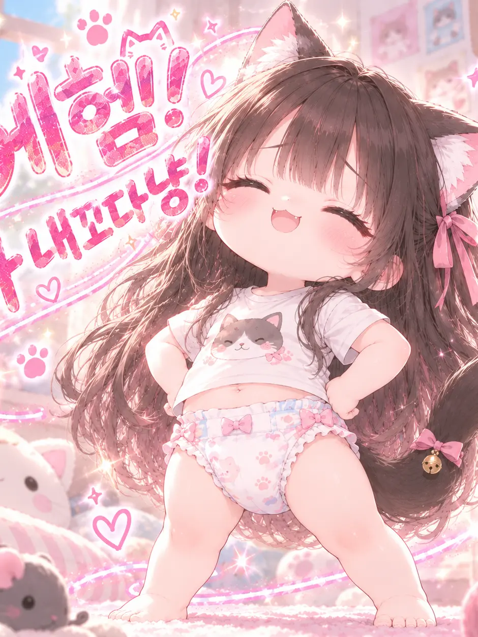 Han-jun_Hyuk의 말썽쟁이 아기 고양이를 키우게 됬다