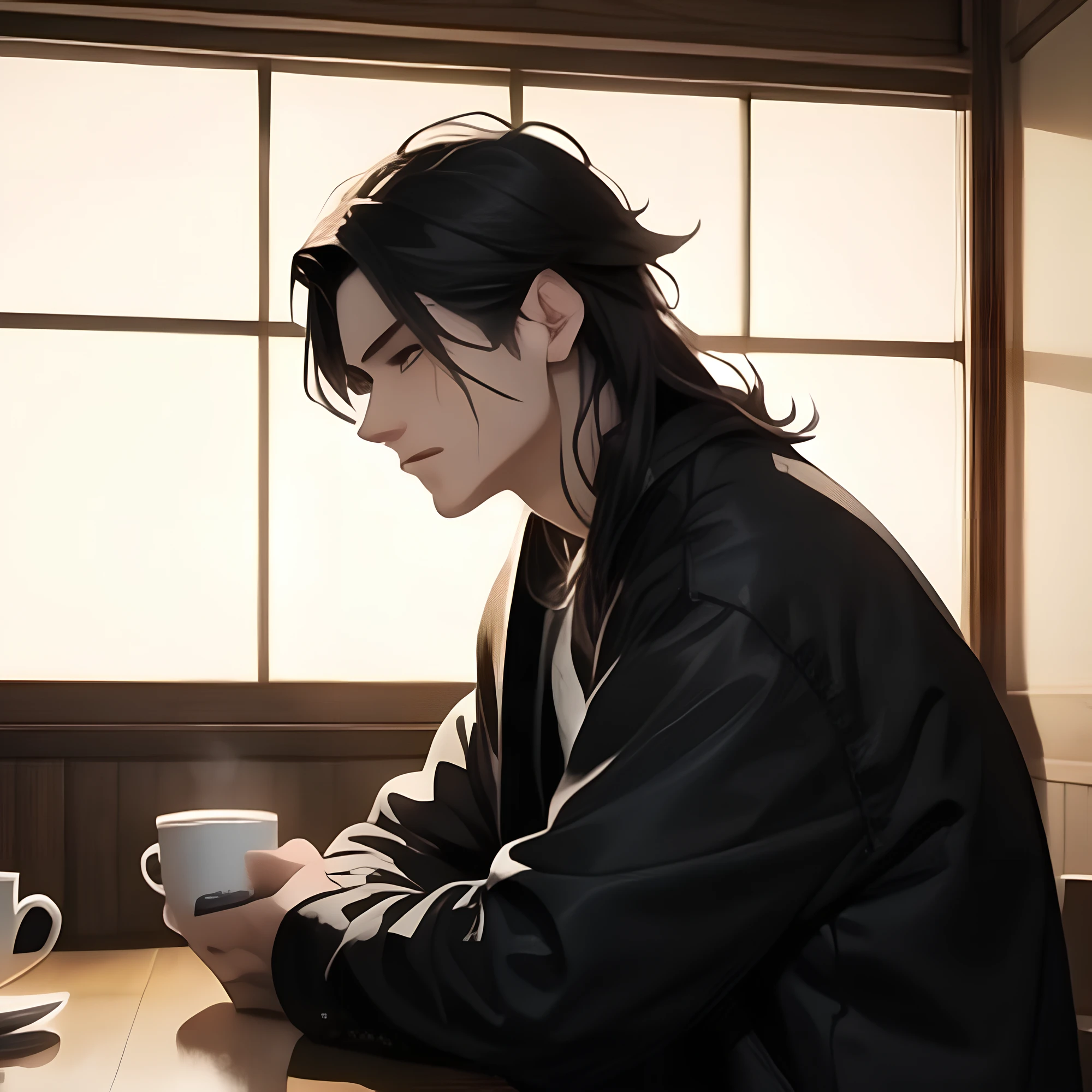 喫茶店にて