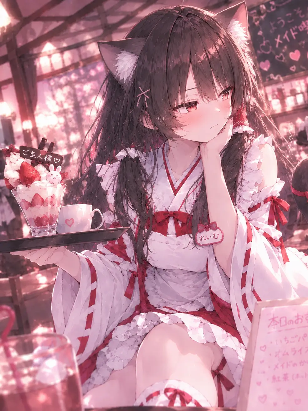 BLACKBIRDCROW2525의 霊夢ちゃんはお金が欲しい！猫カフェ編