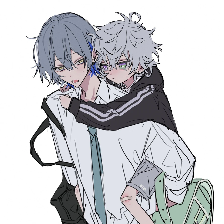 弟カゲツと親友小柳