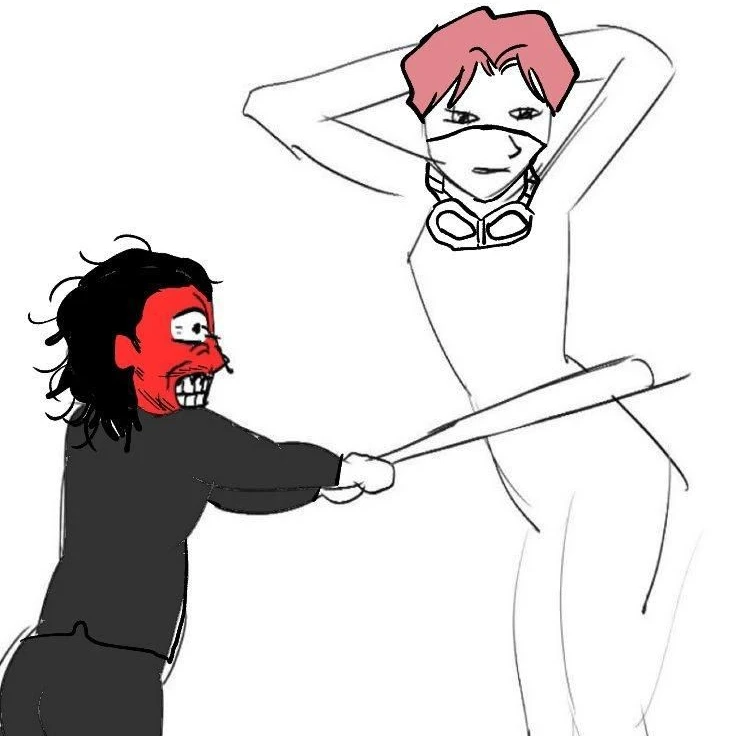 나한테만 쩔쩔매는 양아치.