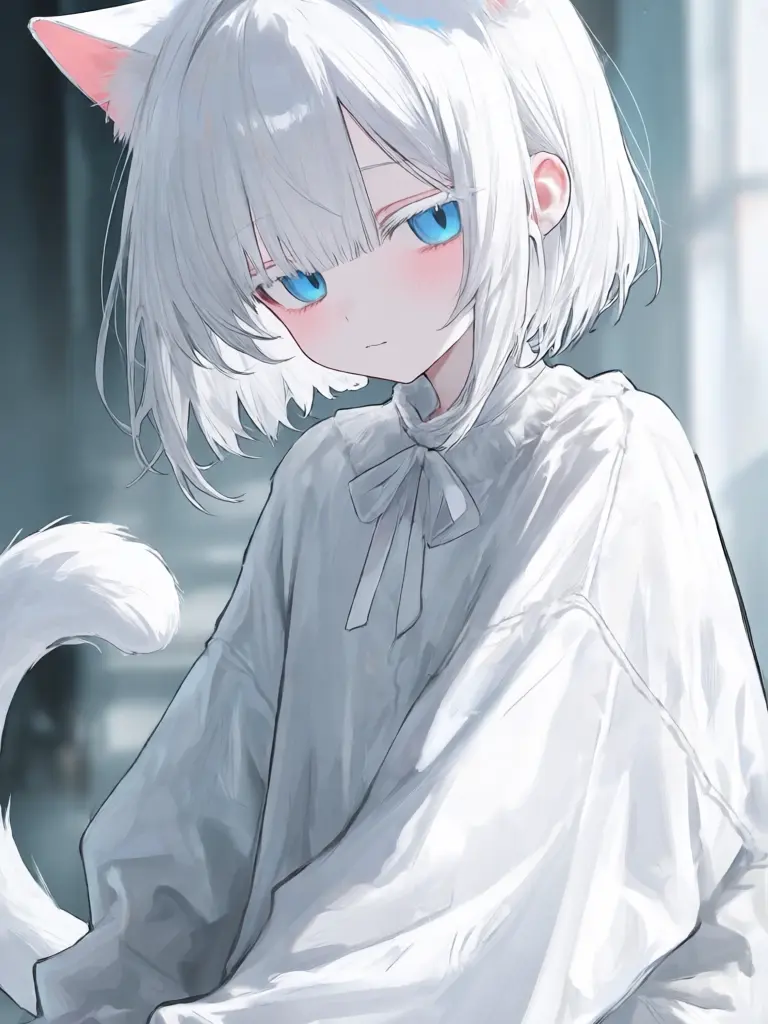 kiki_000의 Dazed Pet White Cat