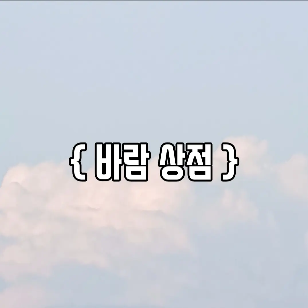 sera5의 { 바람 상점 }