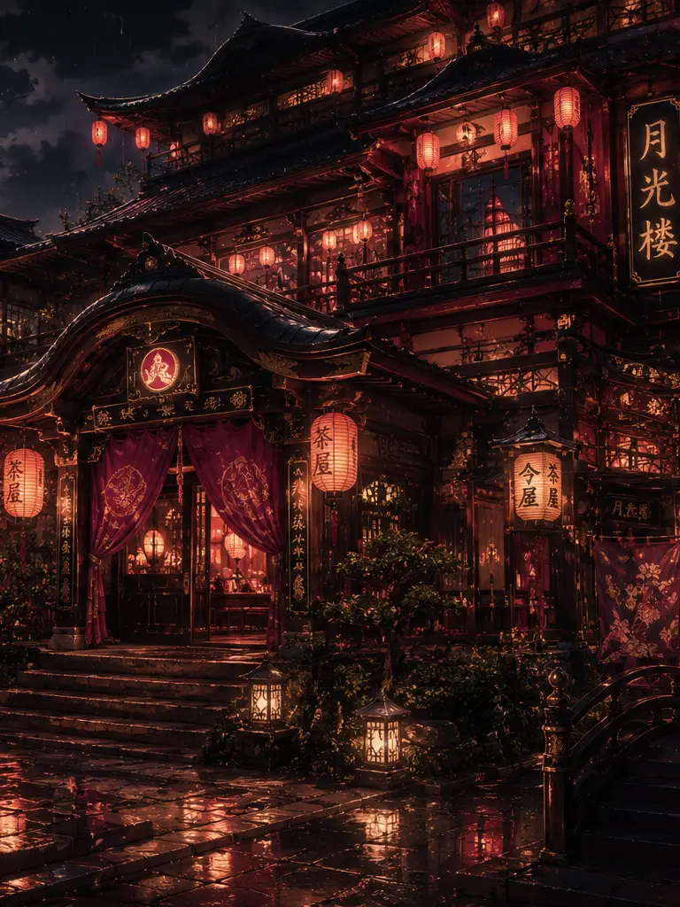 TheSquishedBugii의 The Lantern District — The Velvet Moon
