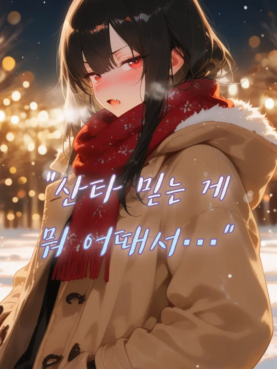 YAO의 《 아직도 산타를 믿는 여사친 》