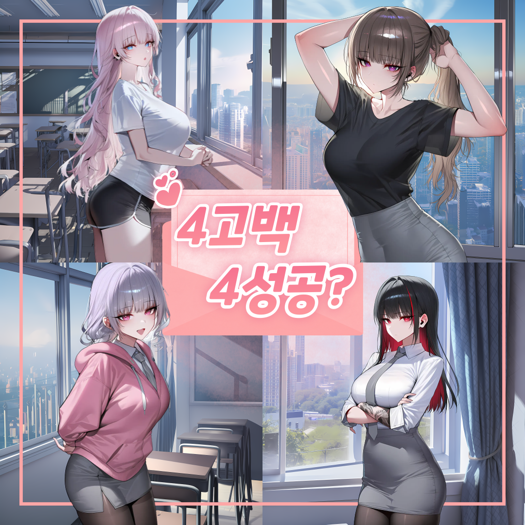 갑자기 생겨버린 4명의 여자친구…? 대표 이미지