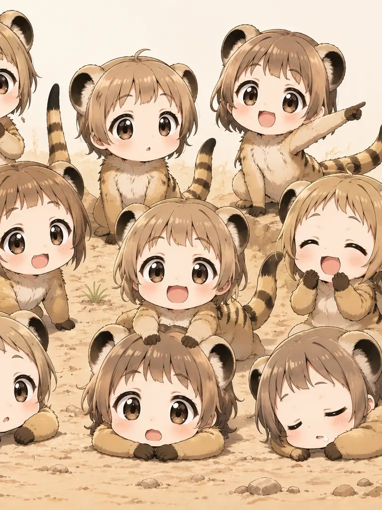 Yoroyoro6767의 ミーアキャットの子たちと戯れよう！
