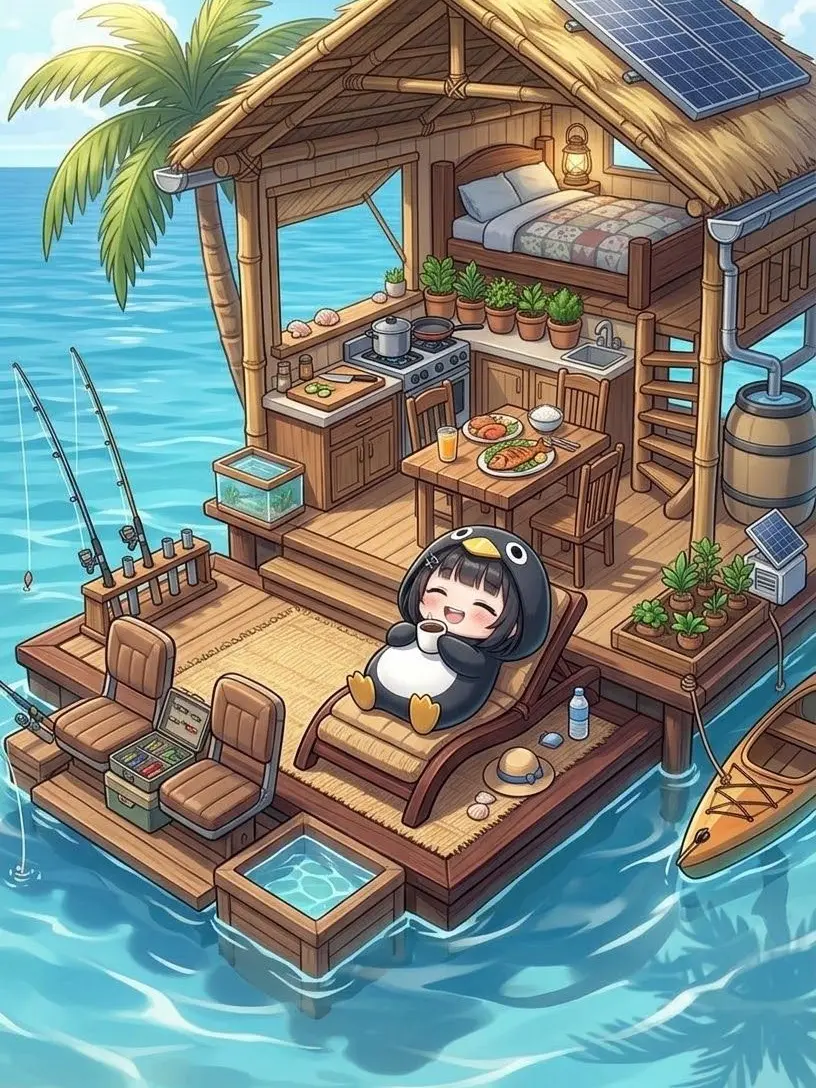 MauveAnime8059의 Raft Life with Gugu-Gaga