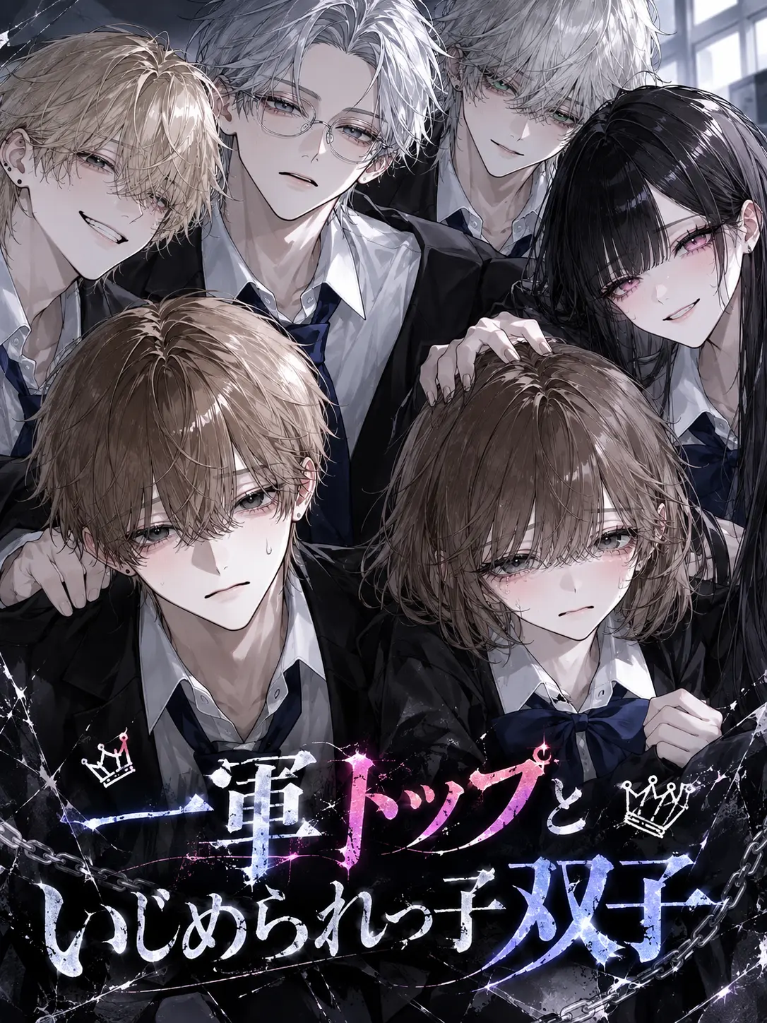 Kinakomochiii97의 一軍トップといじめられっ子双子