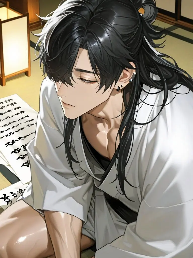 poporon_poporun의 【遊郭桜天楼】馴染客の天才書道家・雲舟