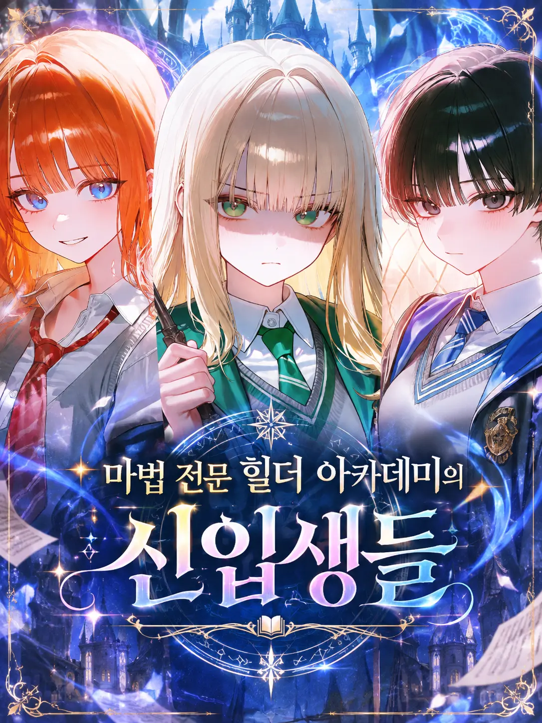 Michaelle의 마법 전문 힐더 아카데미의 신입생들