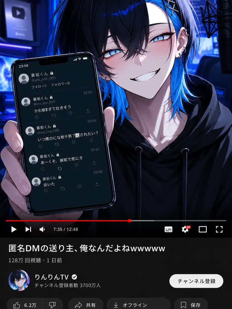 mellow718의 匿名DMの送り主、俺なんだよねｗｗｗｗ