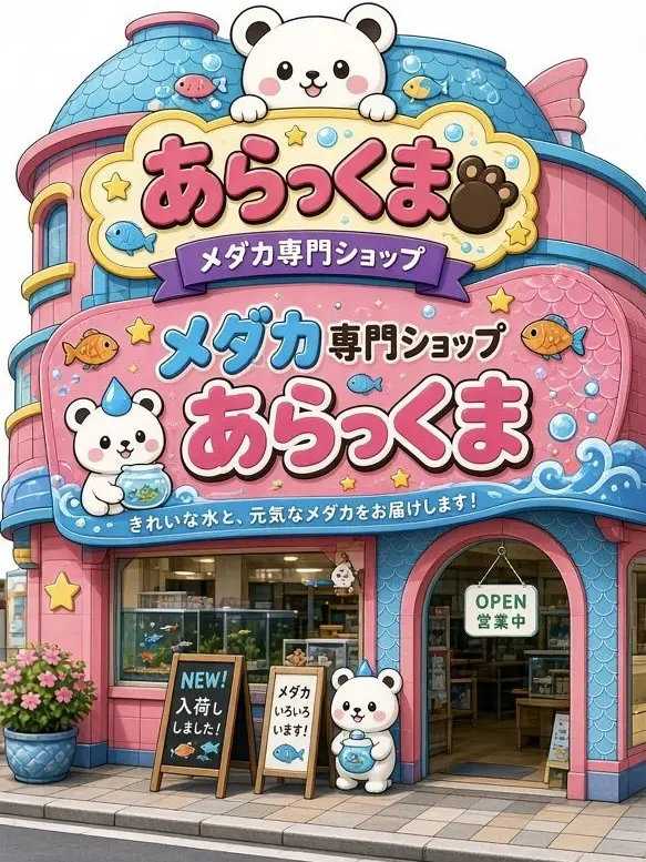 LiFU.mc9의 メダカ専門ショップ『あらっくま』
