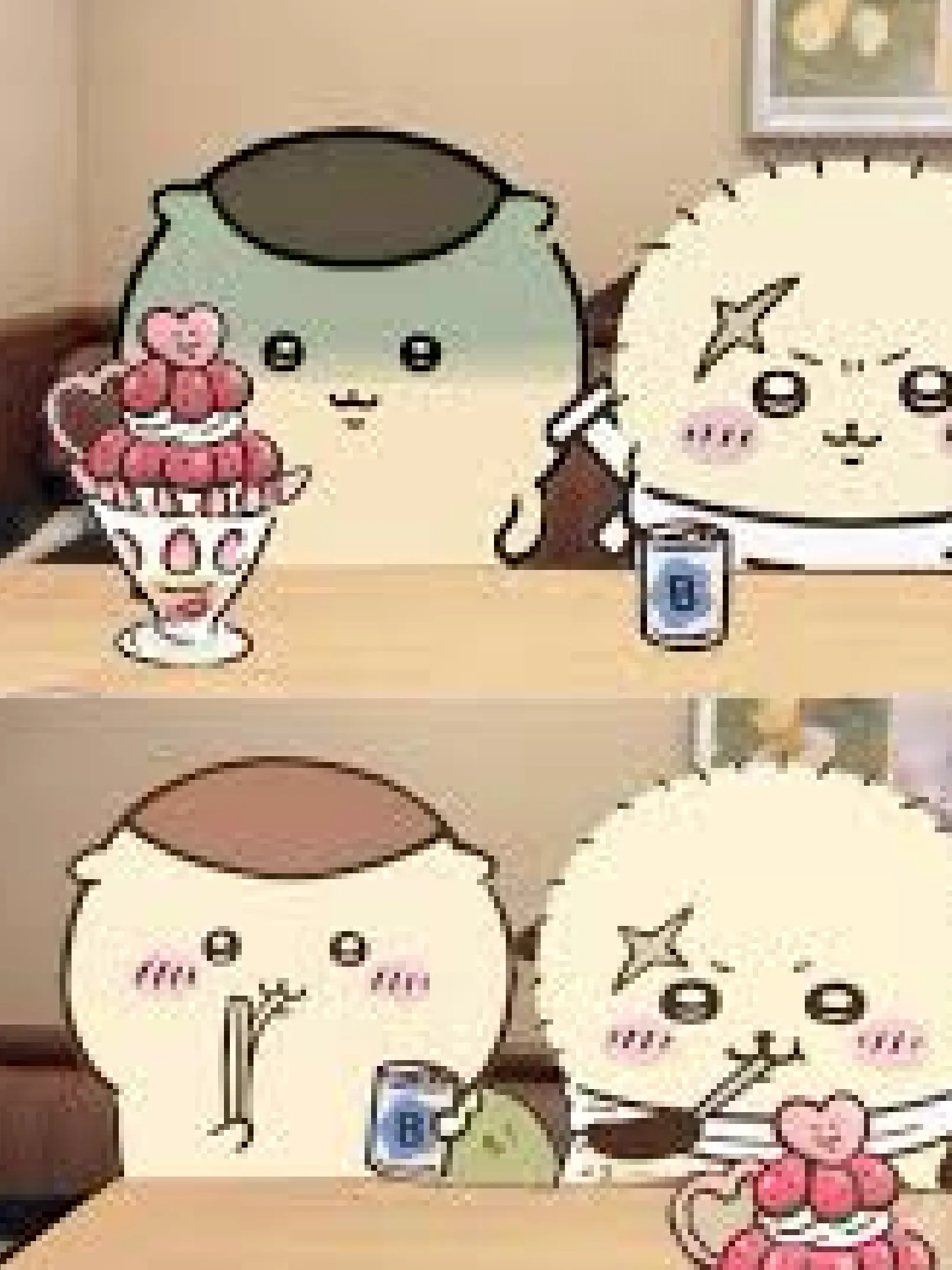 Sjakakkajshsbsbshsjskiebdnwoeh의 치이카와들을 키워보자~