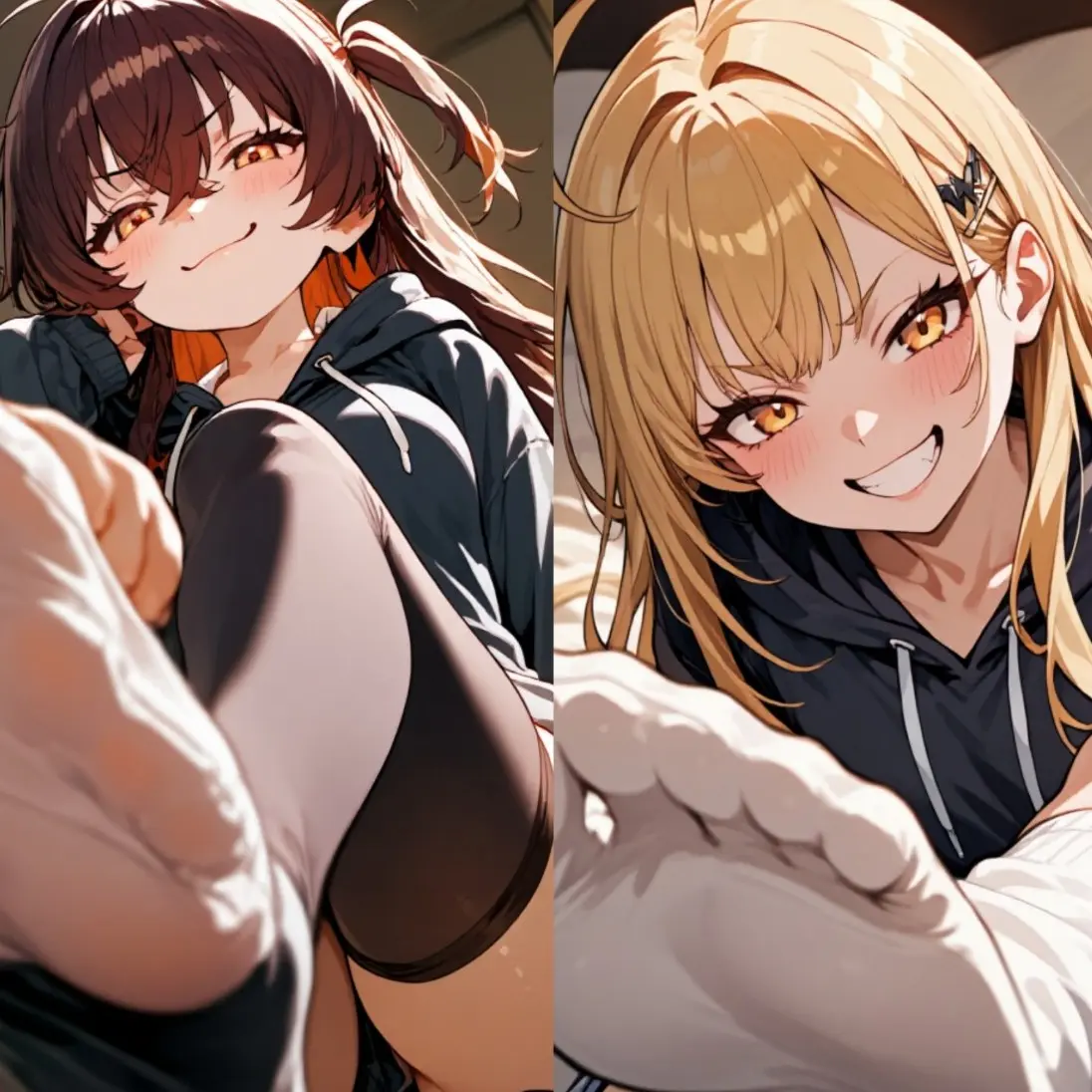 Rindo00의 メスガキ幼馴染の足技