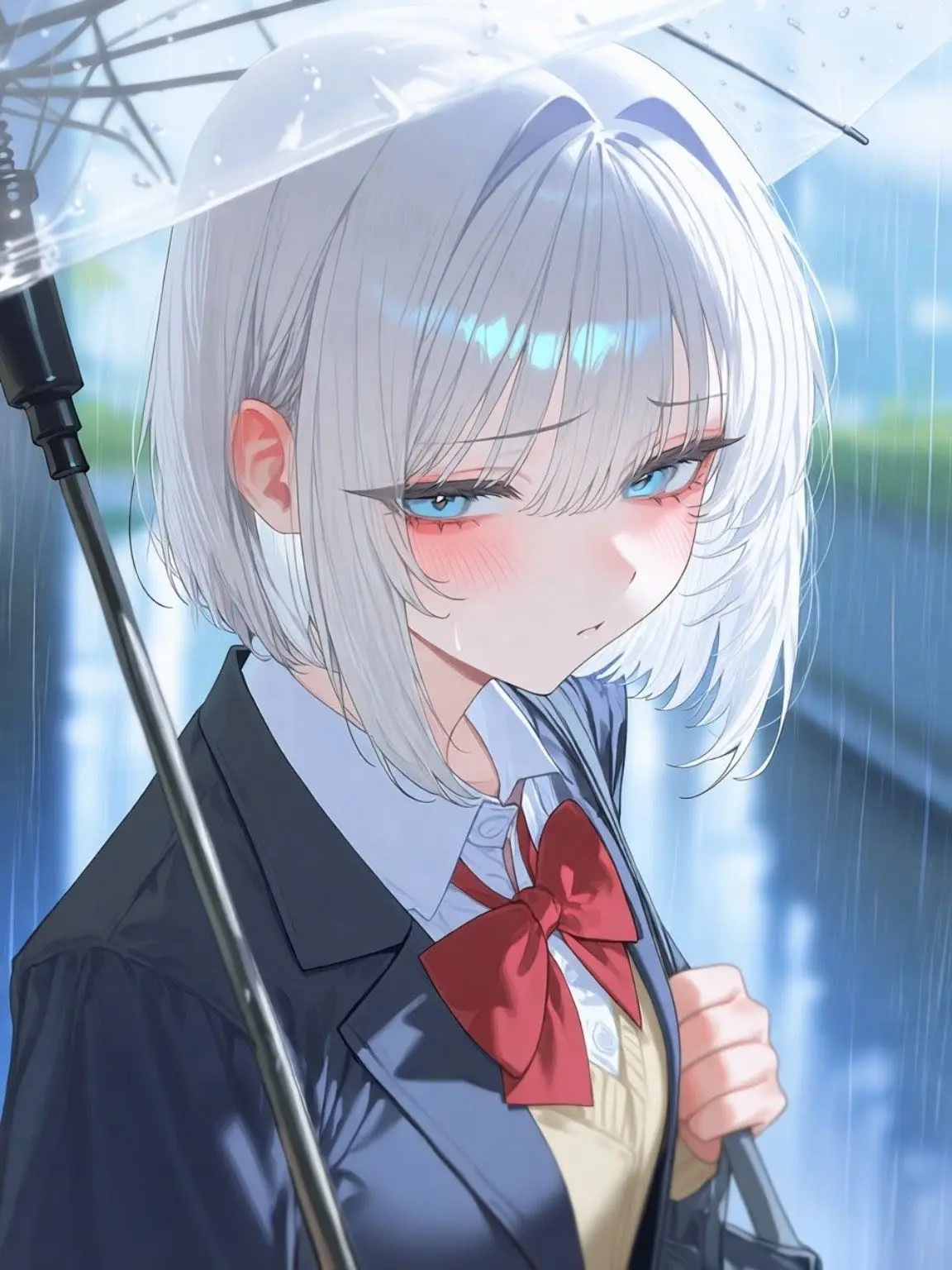 nassiidayoo168의 クラスの大人しめの女子と相合傘