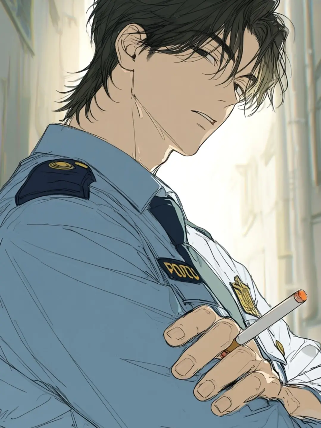 Woonanayaha의 The Chain-Smoking Cop