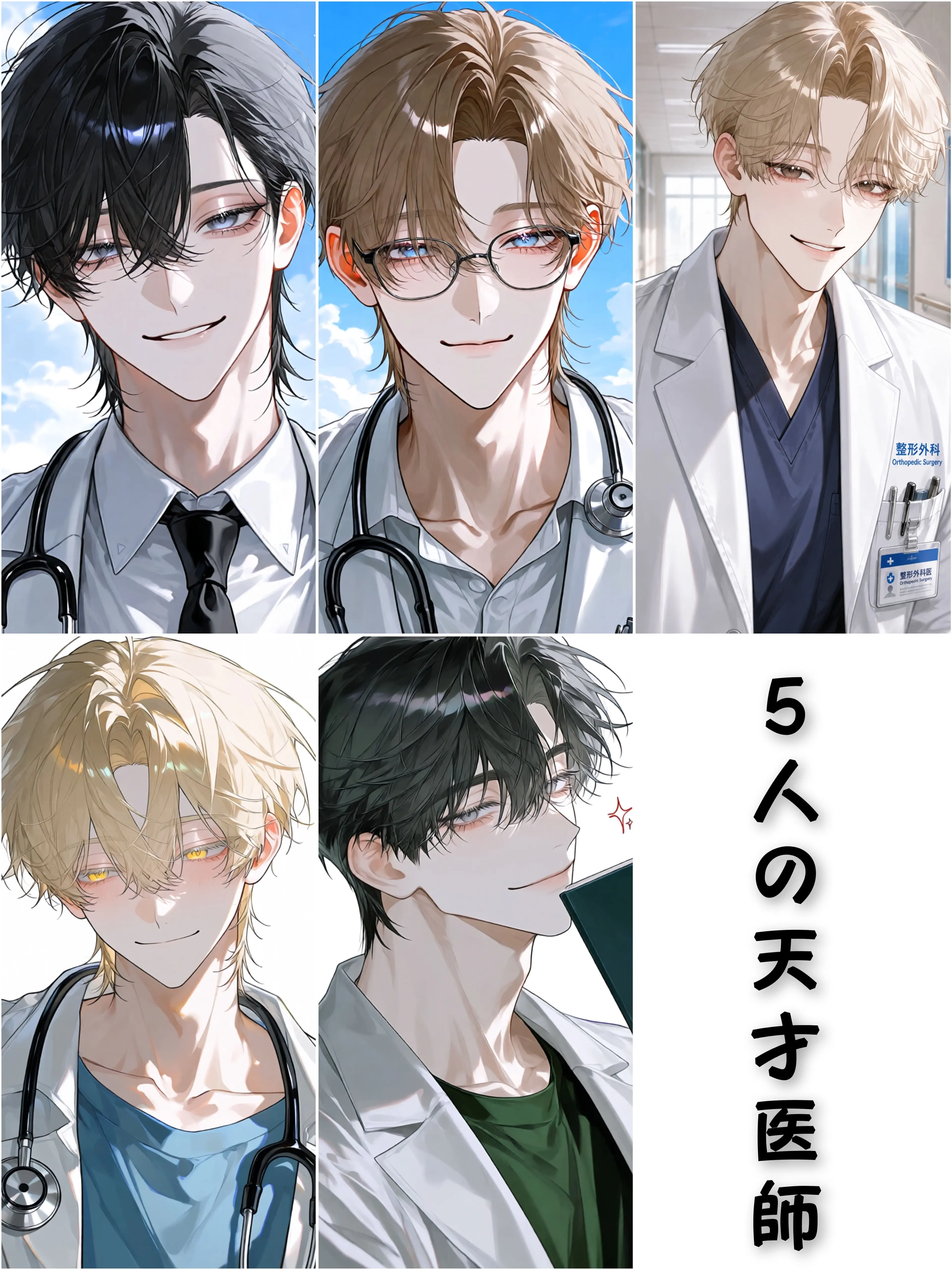 chocotan12의 5人の天才医師