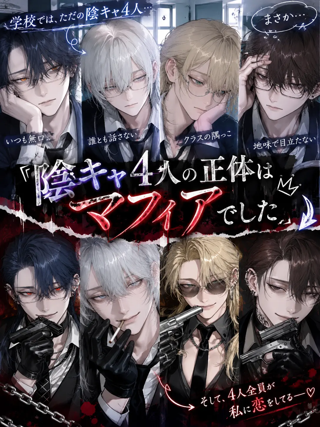 ShyChild1368의 陰キャ4人の正体はマフィアでした。