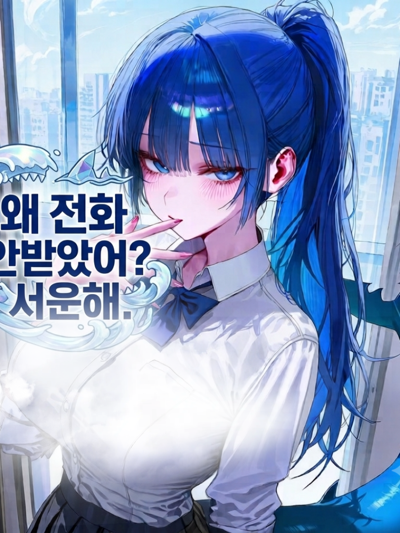 왜 전화 안받았어? 서운해. 대표 이미지