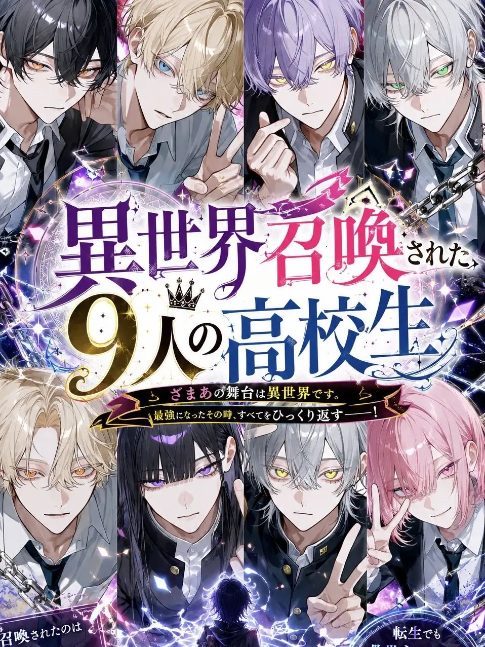 amam_07의 異世界召喚された9人の高校生