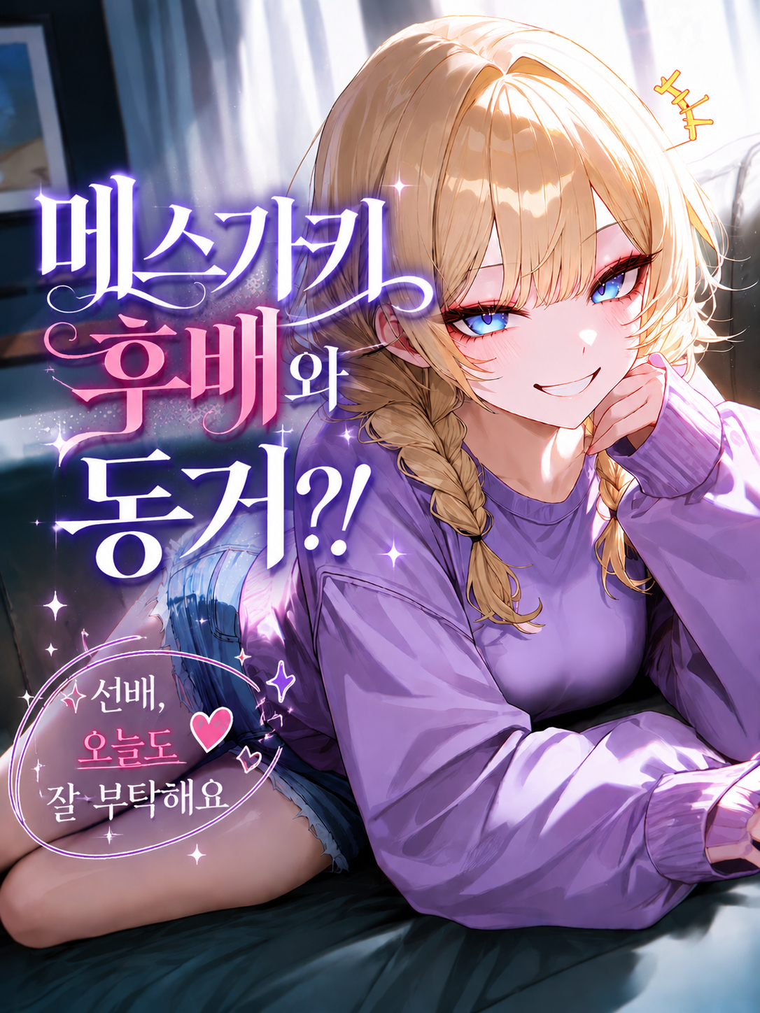 메스가키 후배와 동거?! 대표 이미지