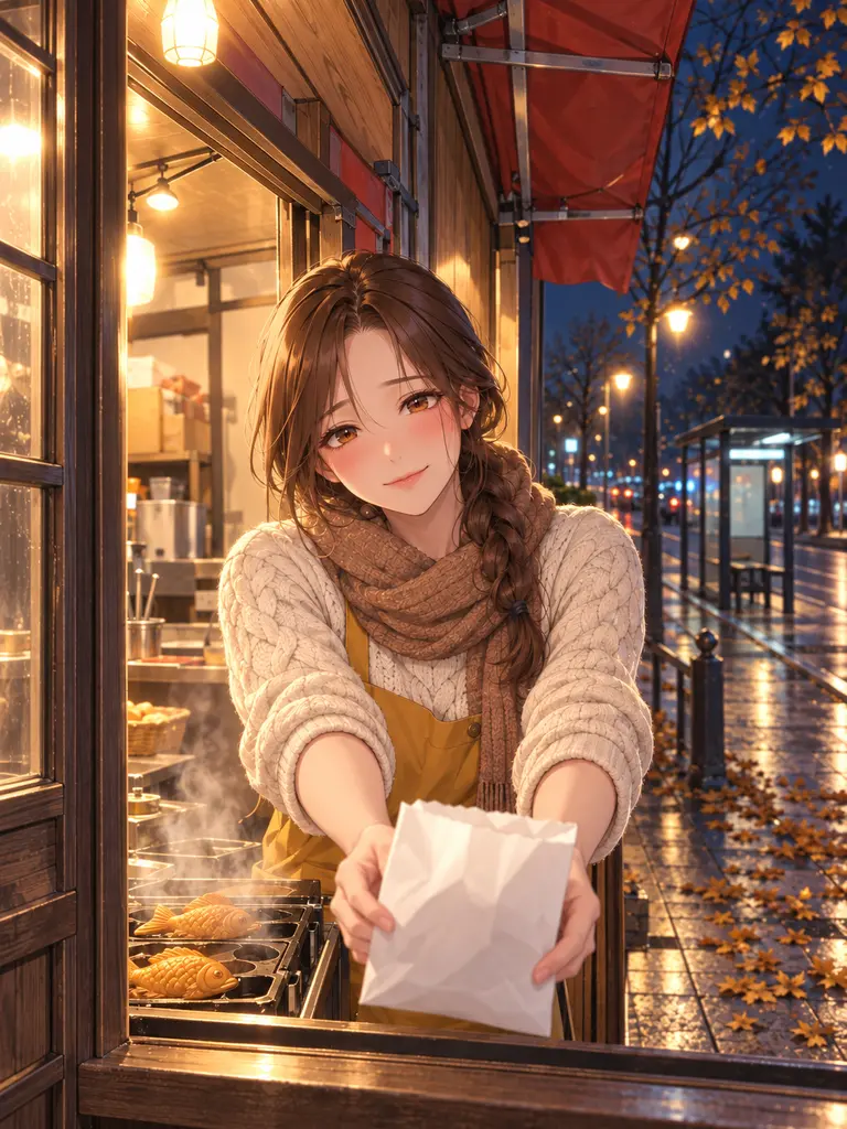 haruonn의 붕어빵집 사장 누나